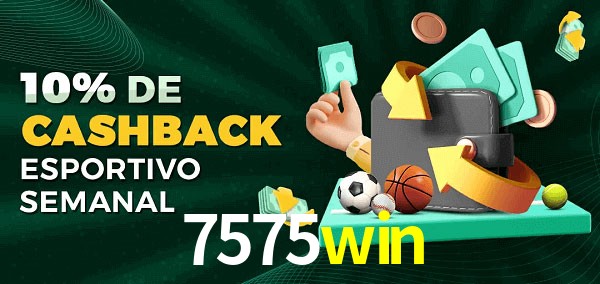 10% de bônus de cashback na 7575win